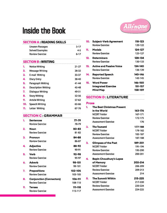 Class 8 - English All in One - ARIHANT