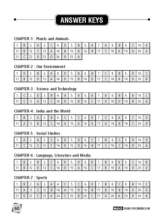 Class 10 IGKO International General Knowledge Olympiad Work Book - MTG