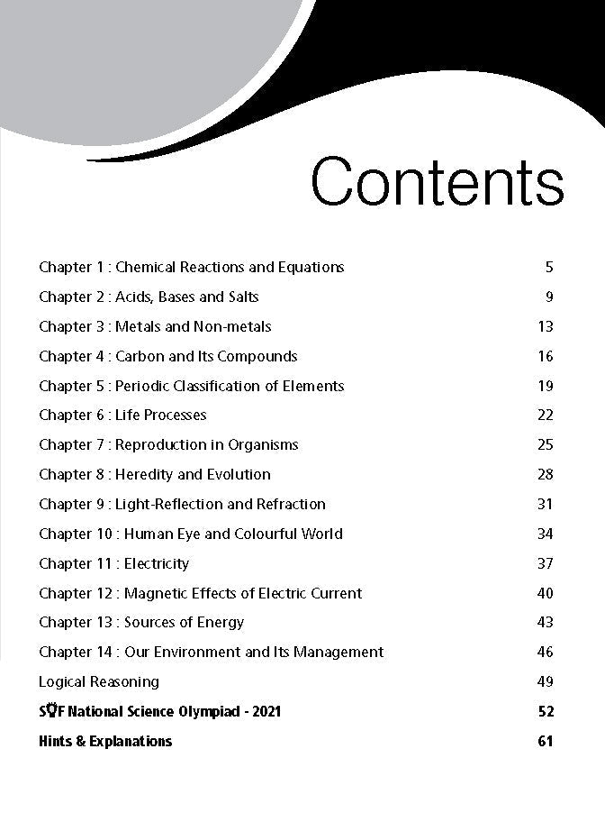 Class 10 NSO National Science Olympiad Work Book - MTG