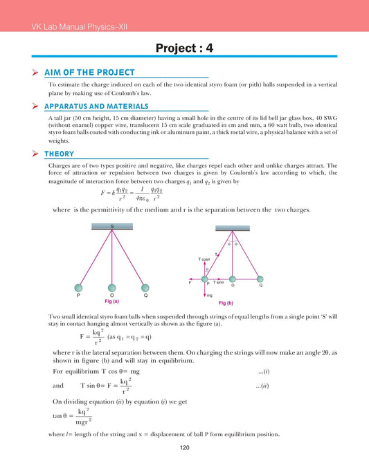 Class 12 Physics Lab Manual VK