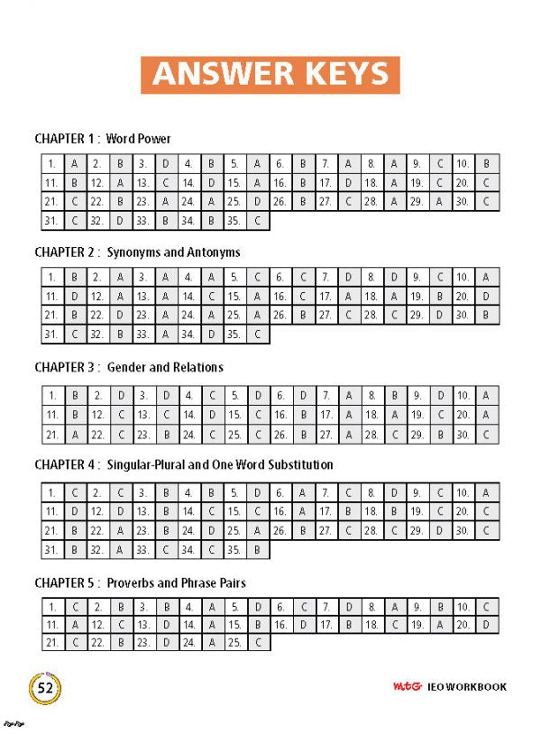 Class 3 IEO International English Olympiad Work Book - MTG