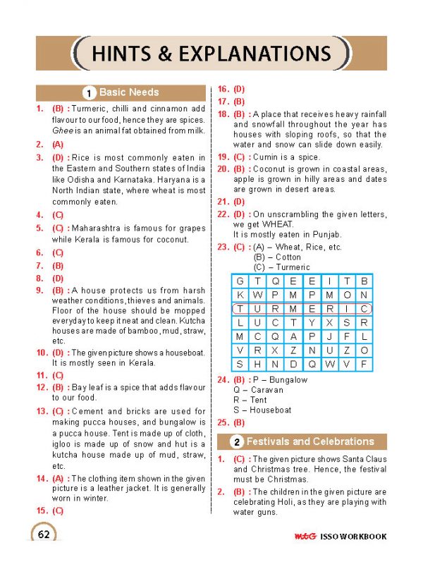 Class 3 ISSO International Social Studies Olympiad Work Book - MTG