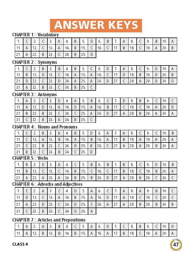 Class 4 IEO International English Olympiad Work Book - MTG