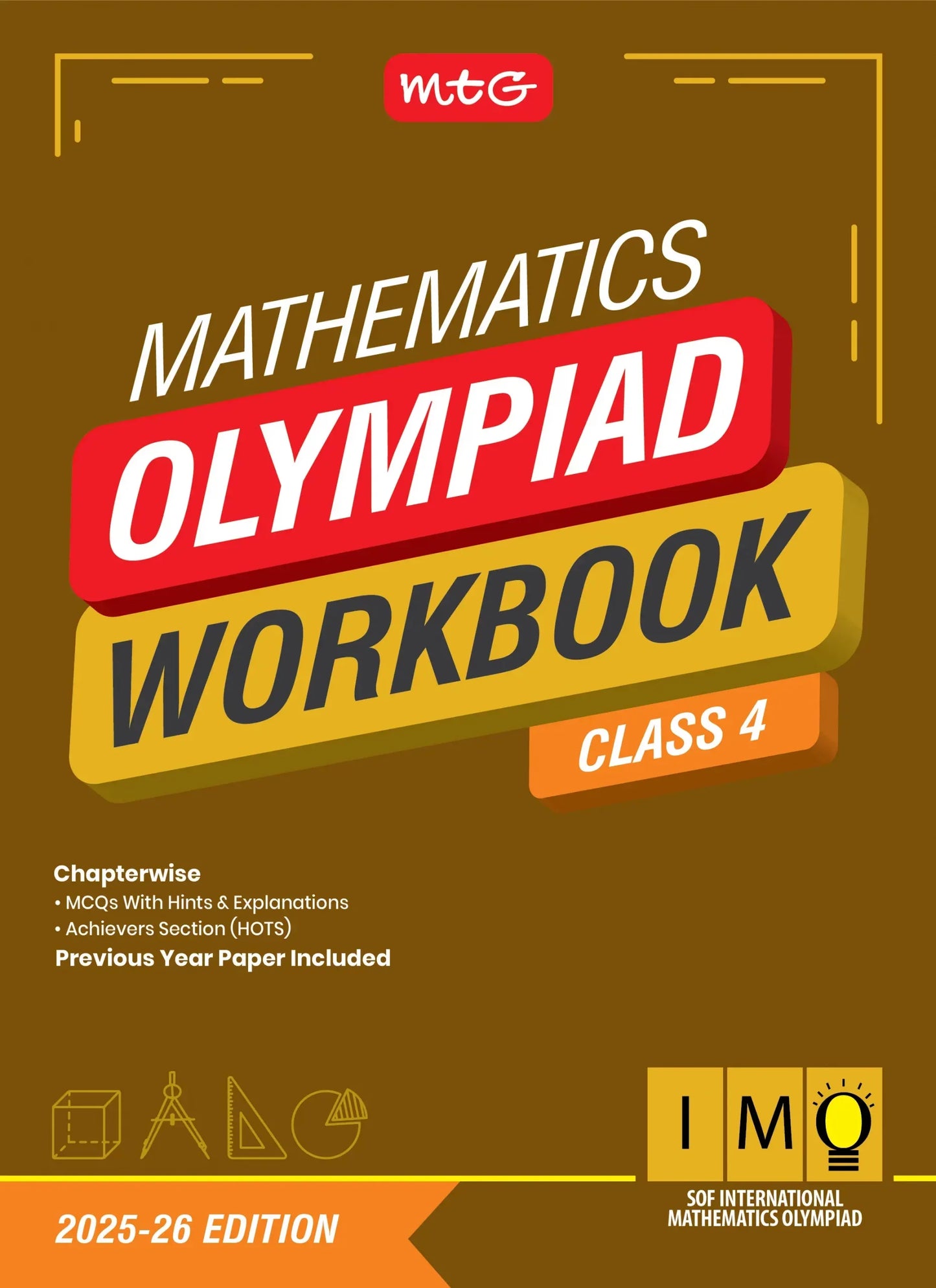 Class 4 IMO International Mathematics Olympiad Work Book - MTG