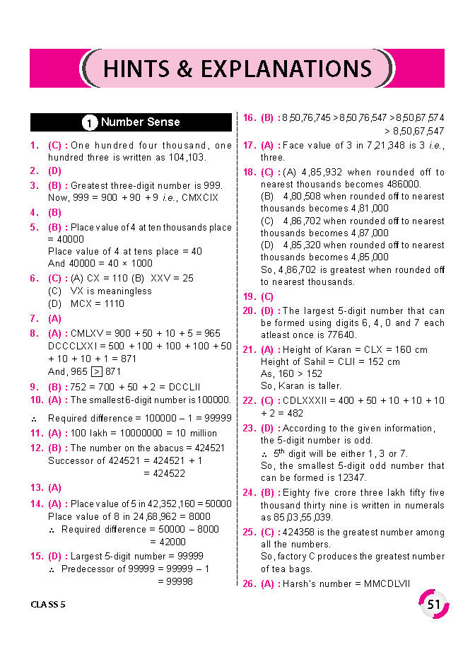 Class 5 IMO International Mathematics Olympiad Work Book - MTG