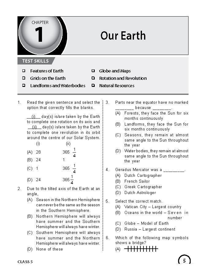 Class 5 ISSO International Social Studies Olympiad Work Book - MTG