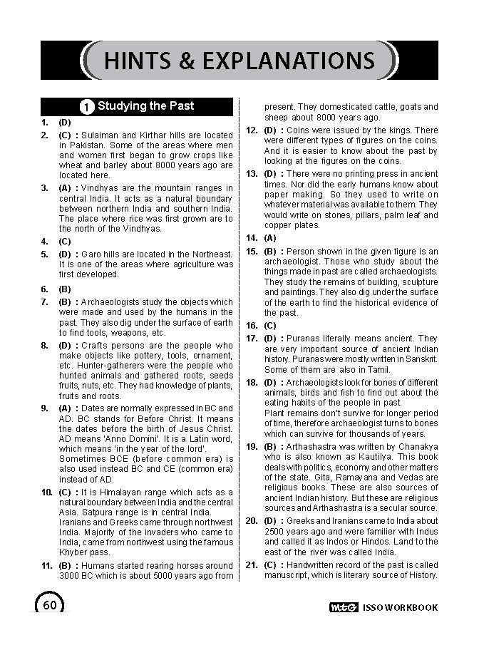 Class 6 ISSO International Social Studies Olympiad Work Book - MTG