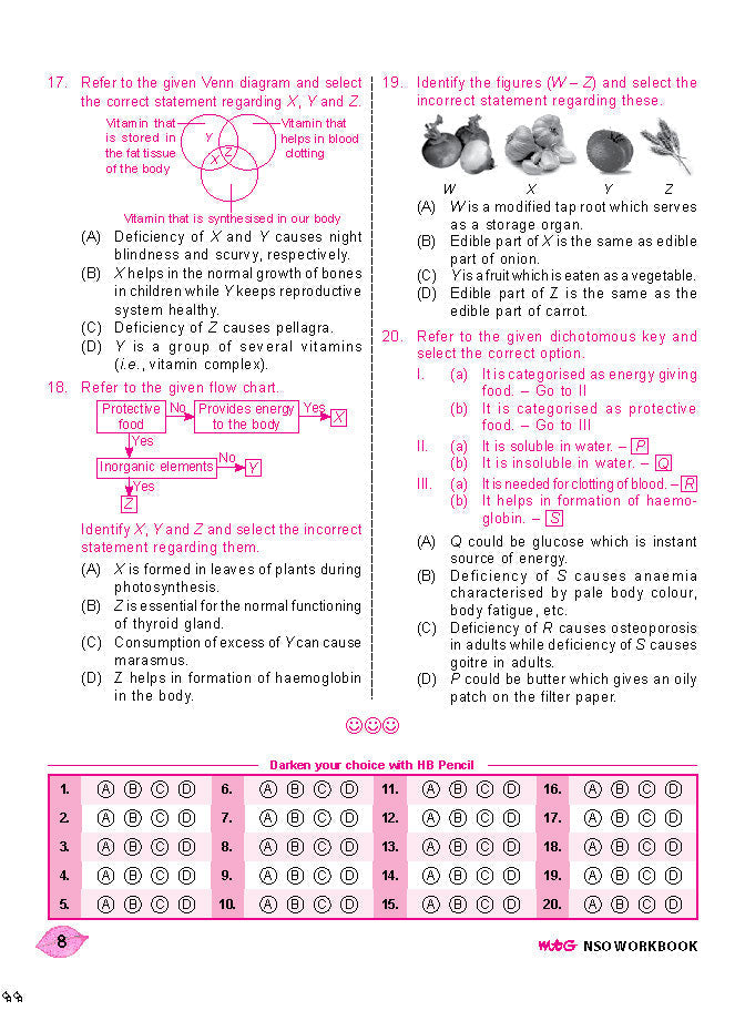 Class 6 NSO National Science Olympiad Work Book - MTG