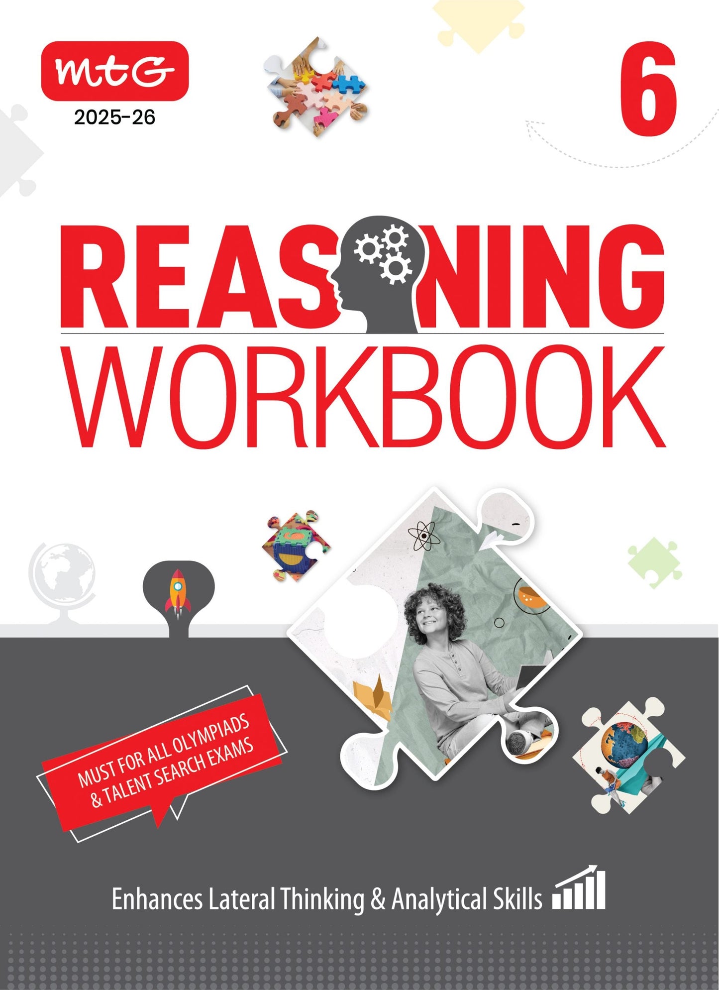 Class 6 Olympiad Reasoning Work Book - MTG
