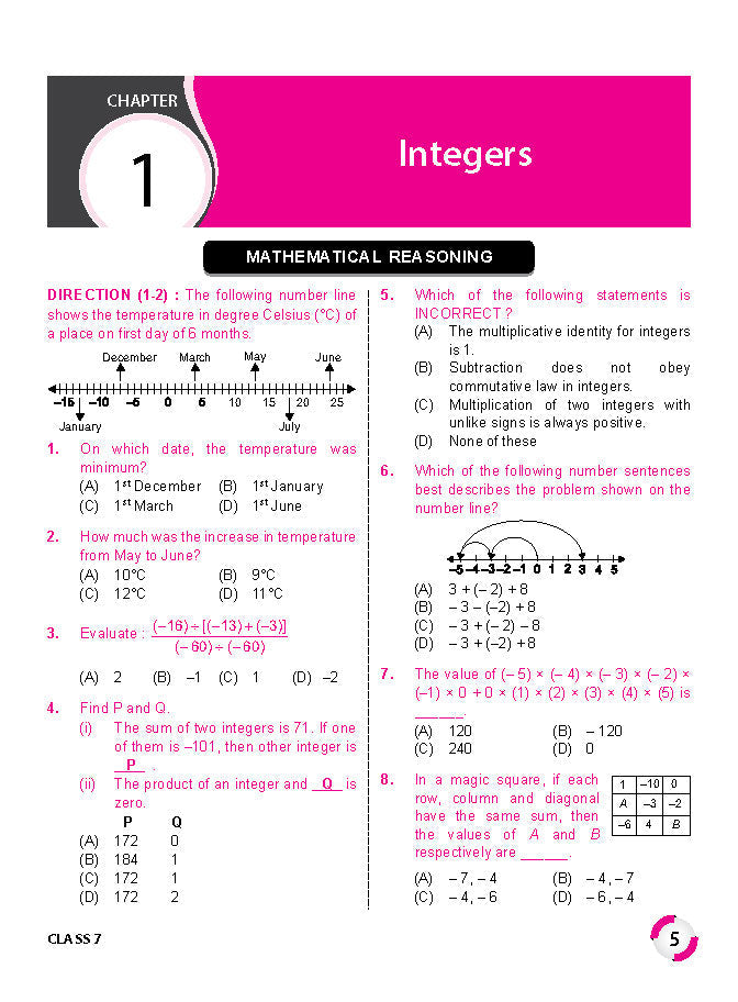 Class 7 IMO International Mathematics Olympiad Work Book - MTG