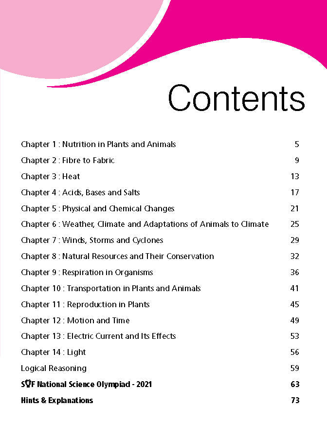 Class 7 NSO National Science Olympiad Work Book - MTG