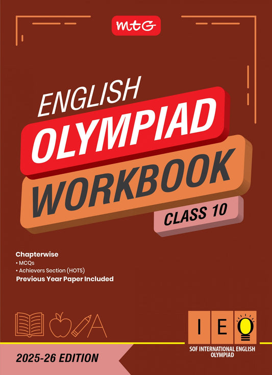 Class 10 IEO International English Olympiad Work Book - MTG