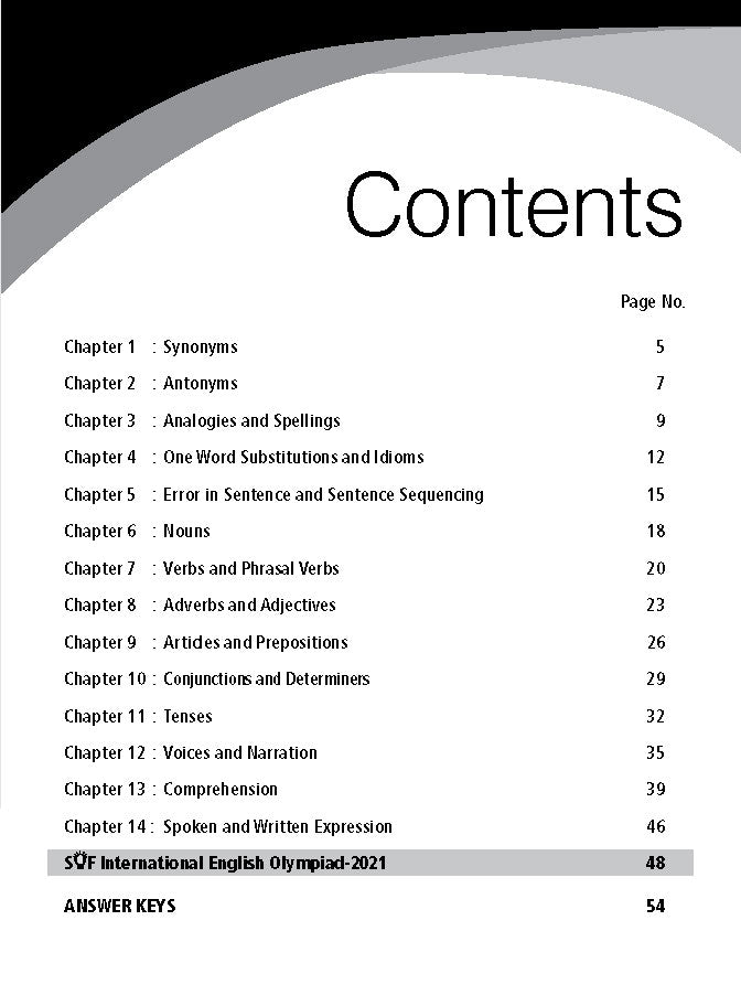 Class 10 IEO International English Olympiad Work Book - MTG