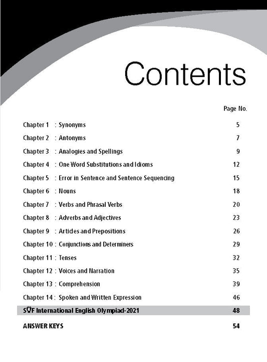 Class 10 IEO International English Olympiad Work Book - MTG