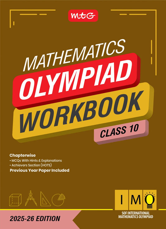 Class 10 IMO International Mathematics Olympiad Work Book - MTG