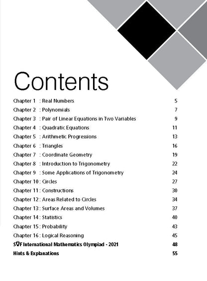 Class 10 IMO International Mathematics Olympiad Work Book - MTG