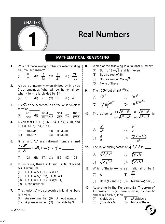 Class 10 IMO International Mathematics Olympiad Work Book - MTG
