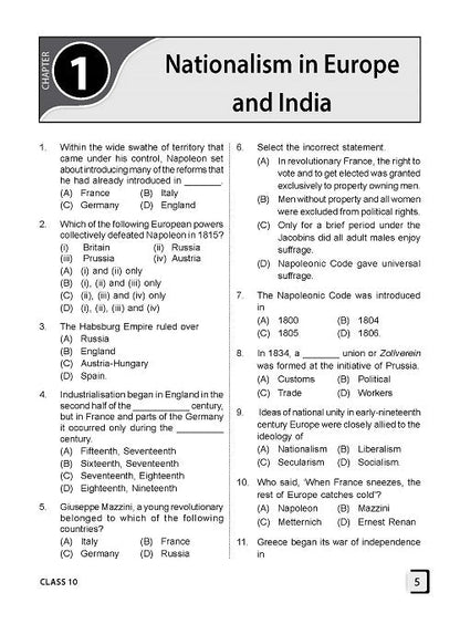 Class 10 ISSO International Social Studies Olympiad Work Book - MTG