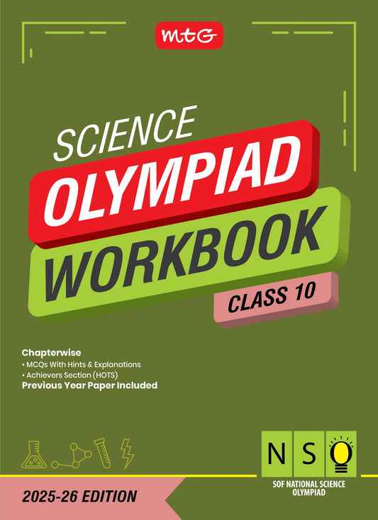 Class 10 NSO National Science Olympiad Work Book - MTG