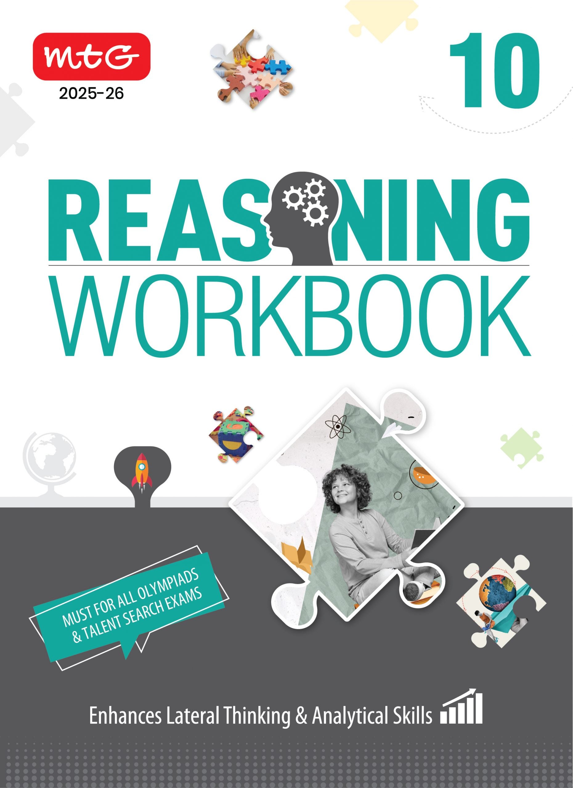Class 10 Olympiad Reasoning Work Book - MTG