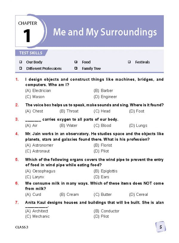 Class 3 IGKO International General Knowledge Olympiad Work Book - MTG
