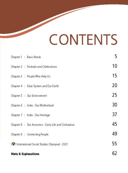 Class 3 ISSO International Social Studies Olympiad Work Book - MTG