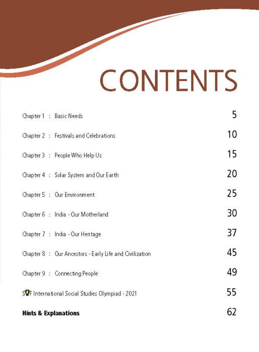 Class 3 ISSO International Social Studies Olympiad Work Book - MTG