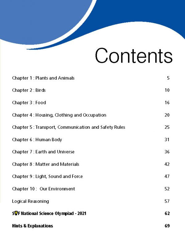Class 3 NSO National Science Olympiad Work Book - MTG