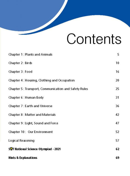 Class 3 NSO National Science Olympiad Work Book - MTG