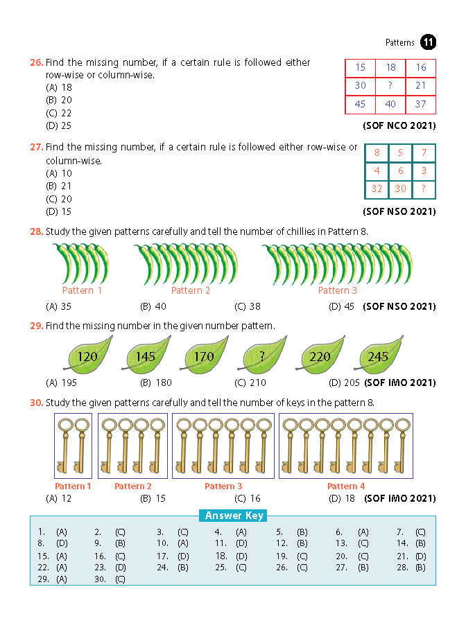 Class 3 Olympiad Reasoning Work Book - MTG