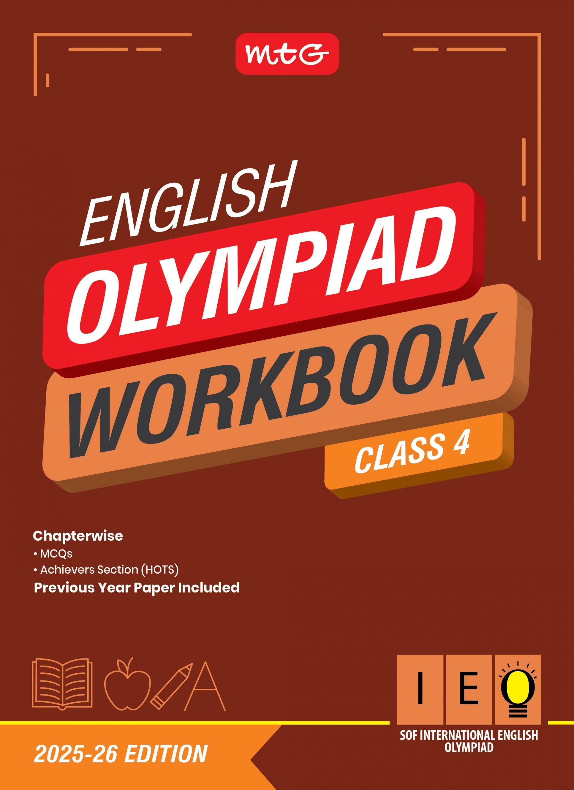 Class 4 IEO International English Olympiad Work Book - MTG