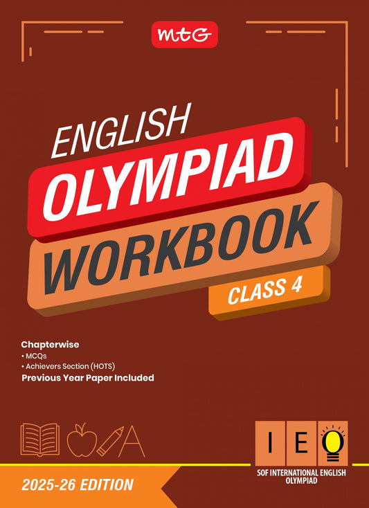Class 4 IEO International English Olympiad Work Book - MTG