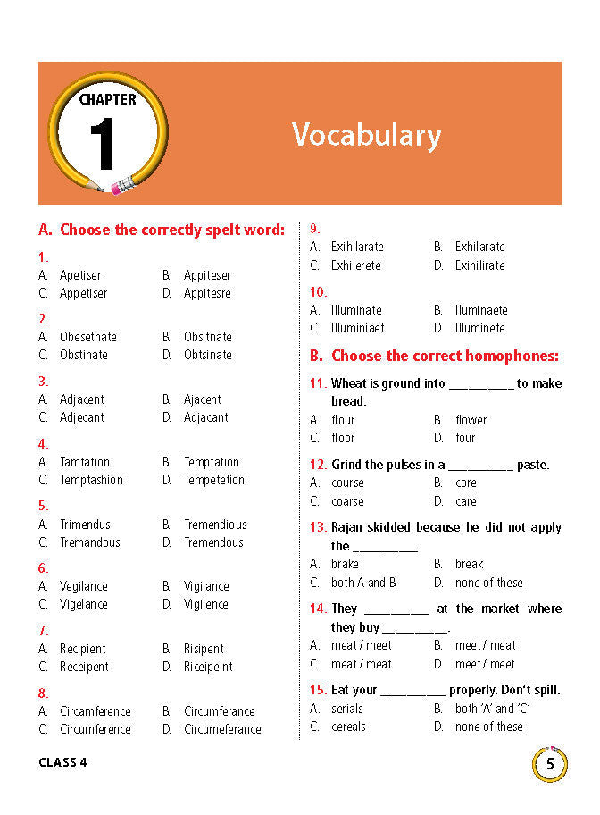 Class 4 IEO International English Olympiad Work Book - MTG