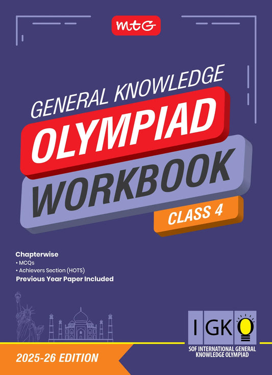 Class 4 IGKO International General Knowledge Olympiad Work Book - MTG