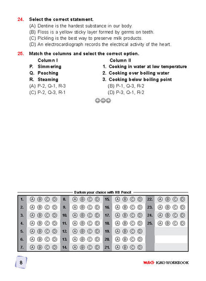 Class 4 IGKO International General Knowledge Olympiad Work Book - MTG