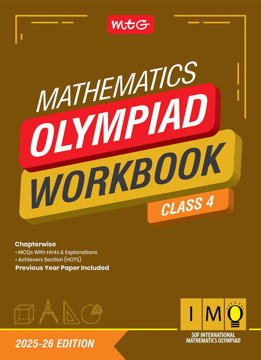 Class 4 IMO International Mathematics Olympiad Work Book - MTG