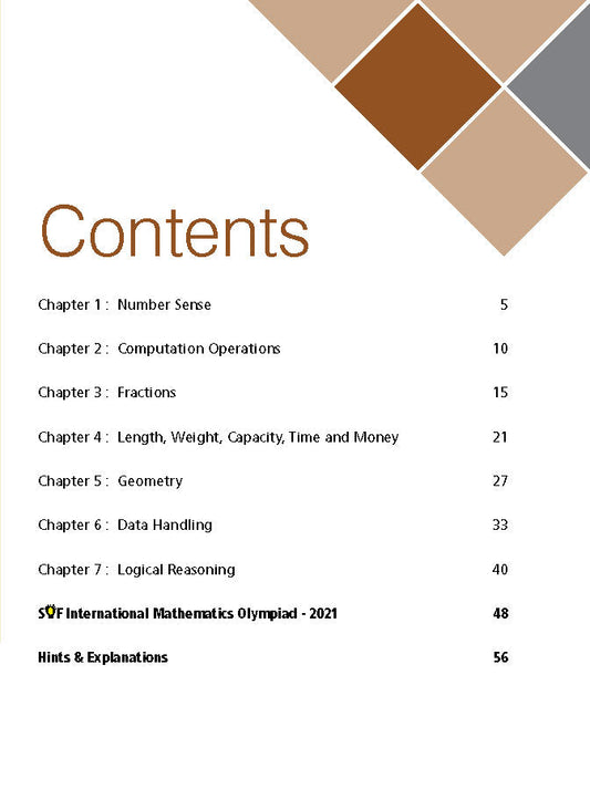 Class 4 IMO International Mathematics Olympiad Work Book - MTG