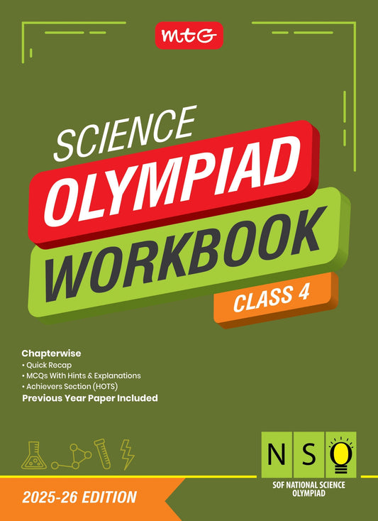 Class 4 NSO National Science Olympiad Work Book - MTG