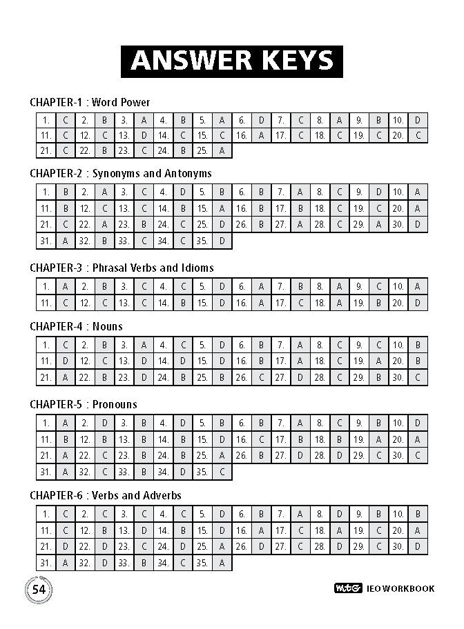 Class 5 IEO International English Olympiad Work Book - MTG