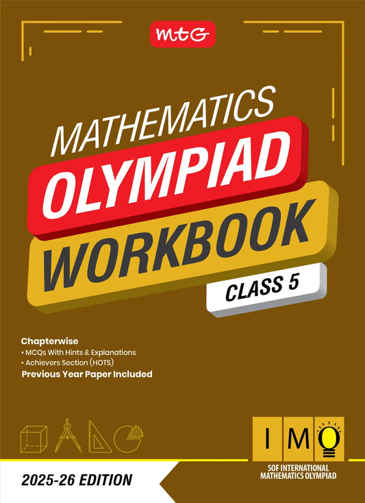 Class 5 IMO International Mathematics Olympiad Work Book - MTG