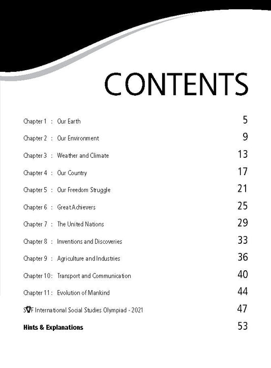Class 5 ISSO International Social Studies Olympiad Work Book - MTG