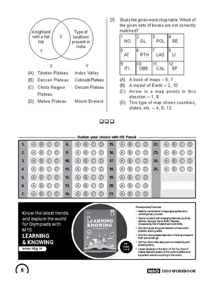 Class 5 ISSO International Social Studies Olympiad Work Book - MTG