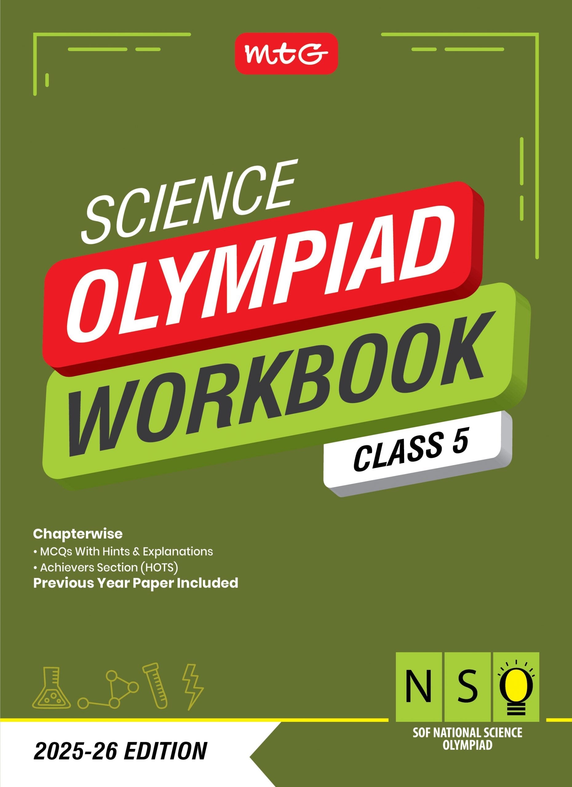 Class 5 NSO National Science Olympiad Work Book - MTG