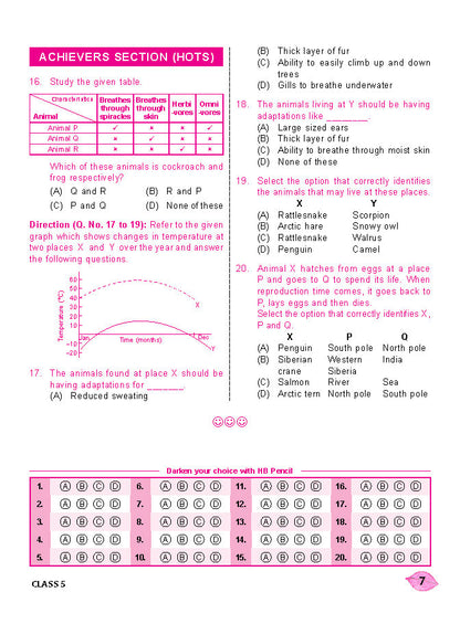Class 5 NSO National Science Olympiad Work Book - MTG