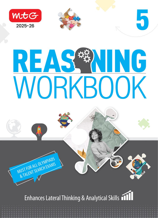 Class 5 Olympiad Reasoning Work Book - MTG