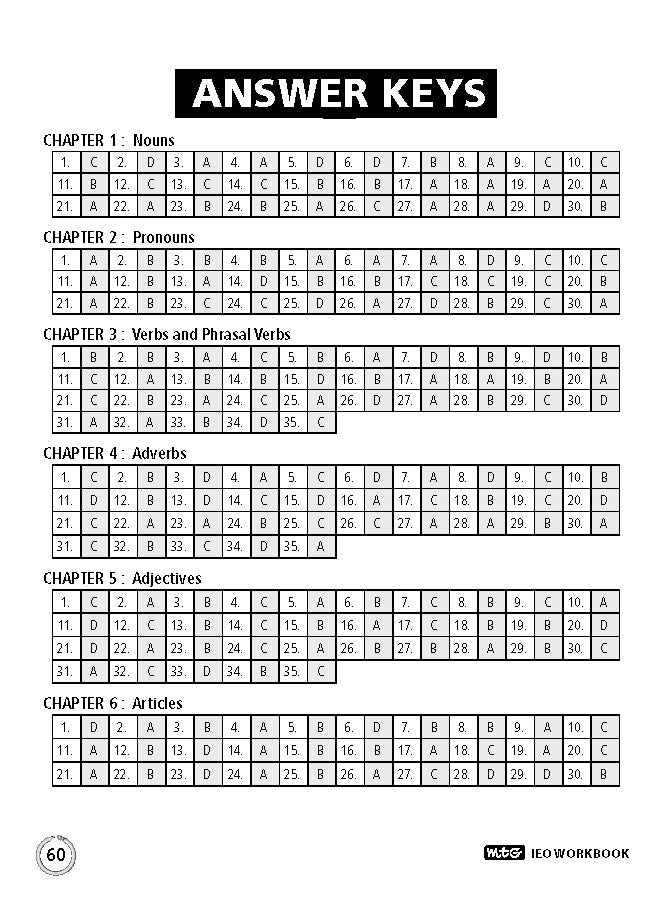 Class 6 IEO International English Olympiad Work Book - MTG