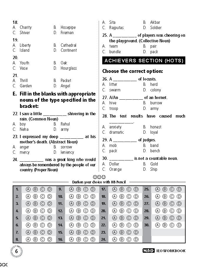 Class 6 IEO International English Olympiad Work Book - MTG