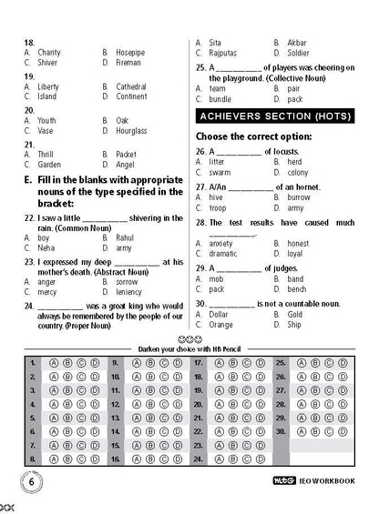 Class 6 IEO International English Olympiad Work Book - MTG