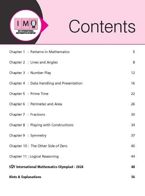 Class 6 IMO International Mathematics Olympiad Work Book - MTG