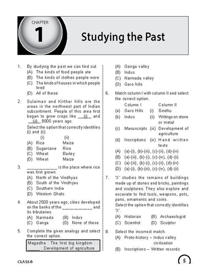 Class 6 ISSO International Social Studies Olympiad Work Book - MTG